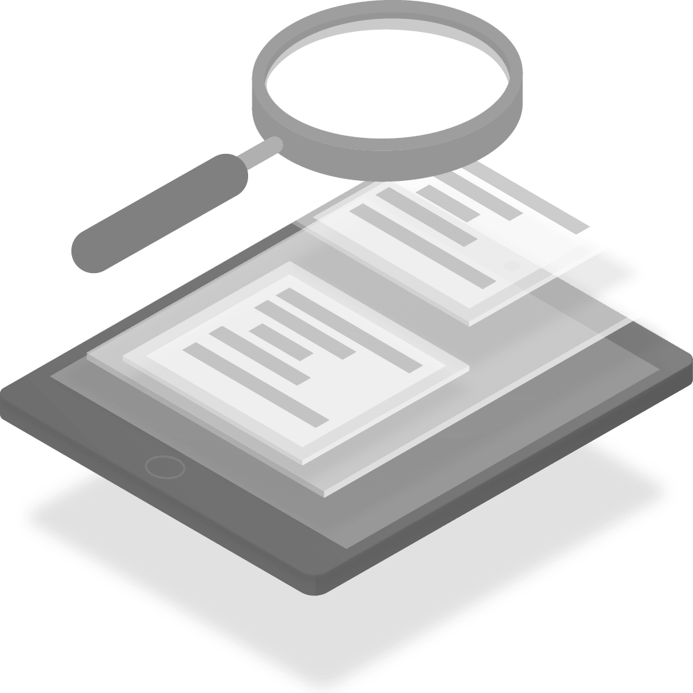 Ongoing Security & Malware Scans magnifying glass scanning website