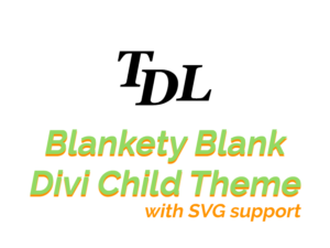 Divi Child Theme with SVG Support