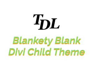 Blankety Blank Divi Child Theme